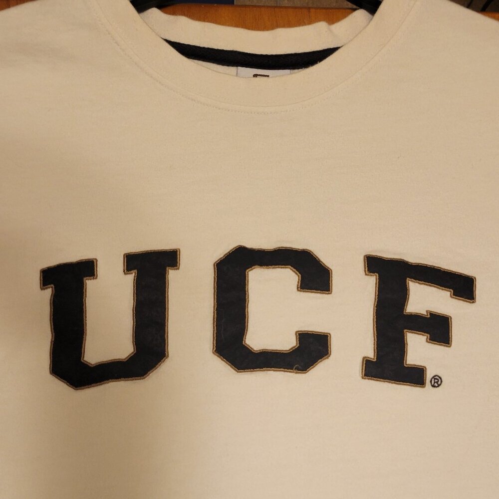 White Unisex Long-Sleeved UCF Shirt (size Medium)